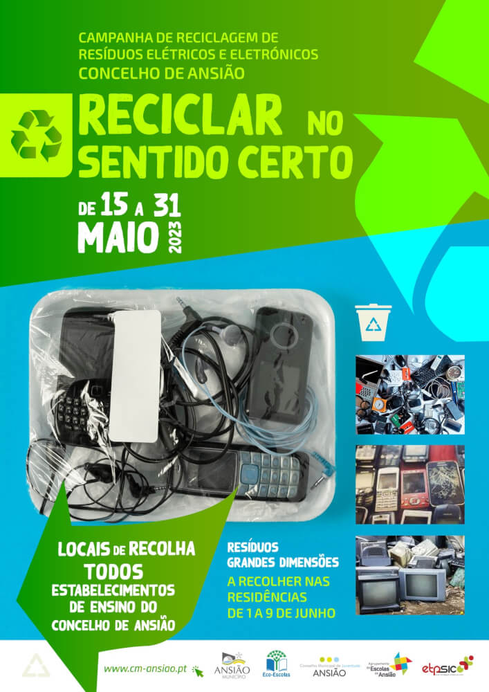 Resíduos elétricos e eletrónicos no sítio certo!
