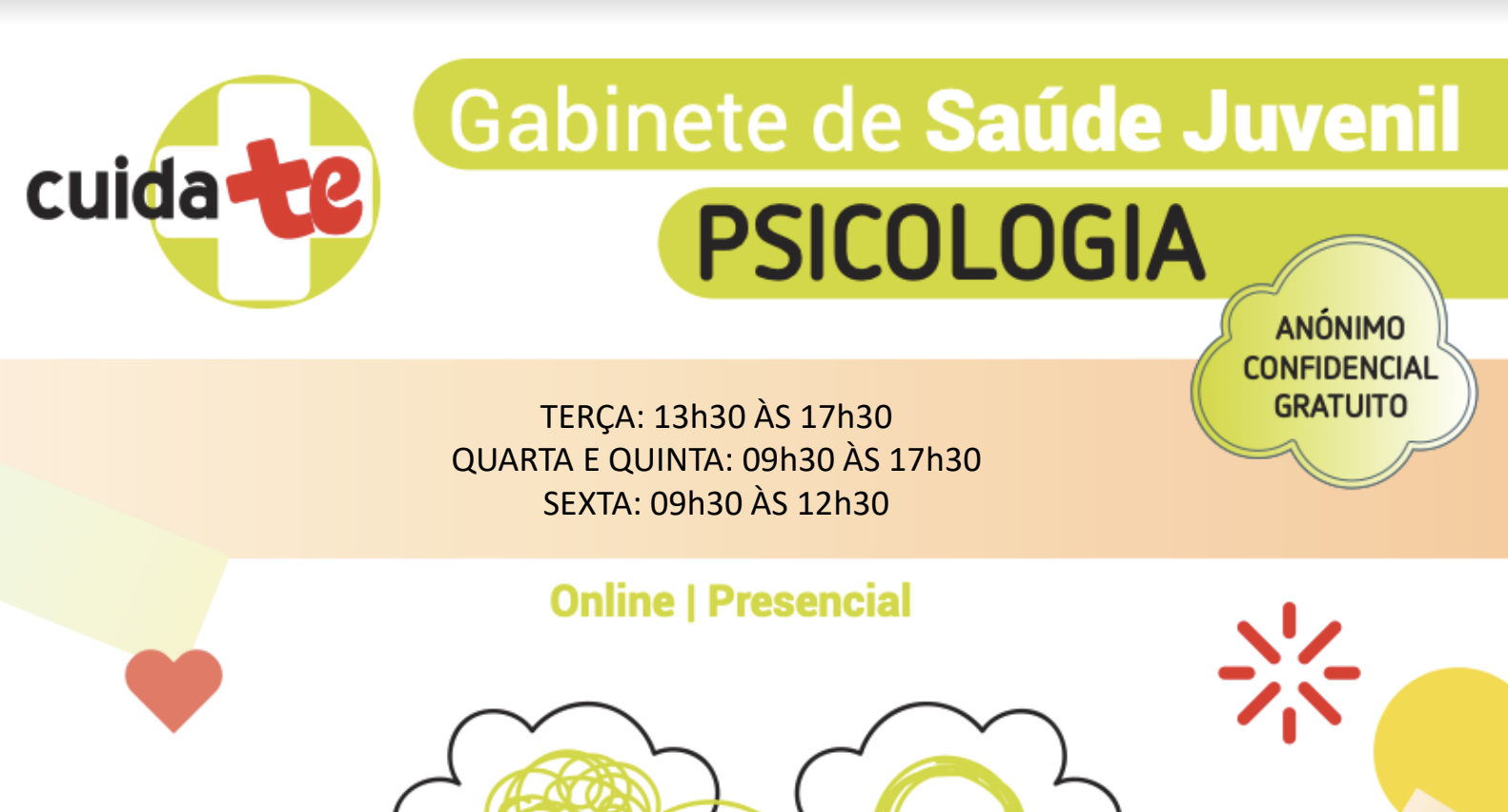 Gabinete de saúde juvenil – Psicologia